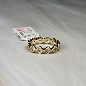 NWT Kendra Scott Kinsley Gold Band Ring Size 6
